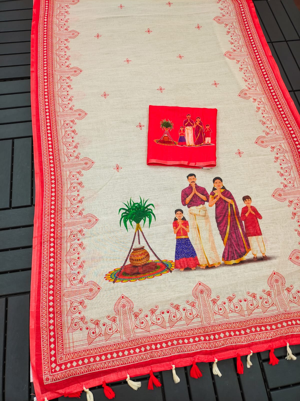 MG 337 Palin Line Digital Printed Sarees Catalog